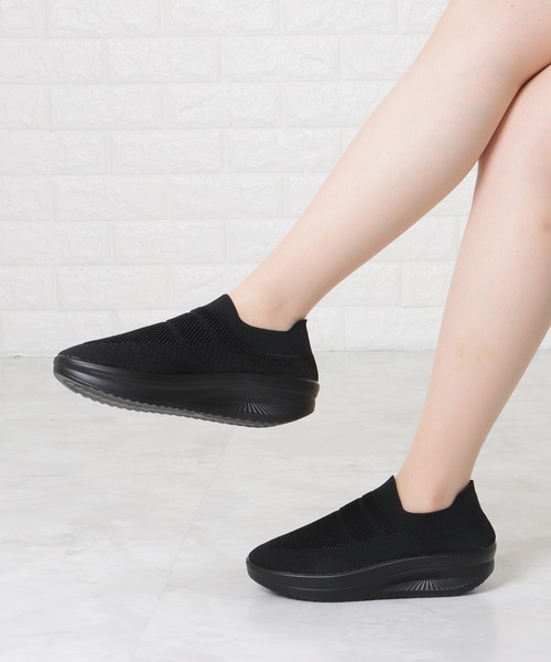 Lace Ladies（レースレディース） スニーカー ソリッドカラー 厚底