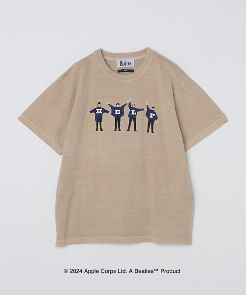 【希少　ビートルズ　Tシャツ「Beatles For Sale」】Ships WEB限定】SHIPS: THE BEATLES エンブロイダリー Tシャツ 24SS