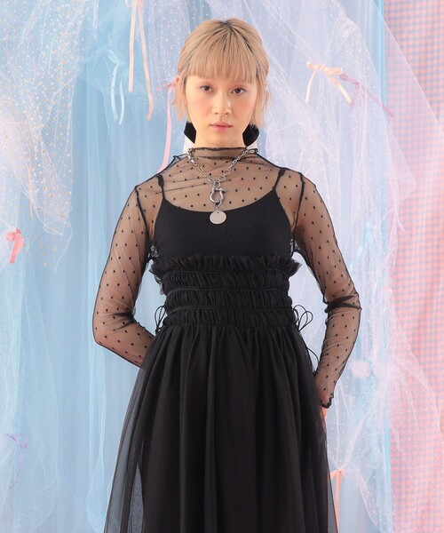 CAROLINA GLASER（カロリナ グレイサー） tシャツ ドットチュール