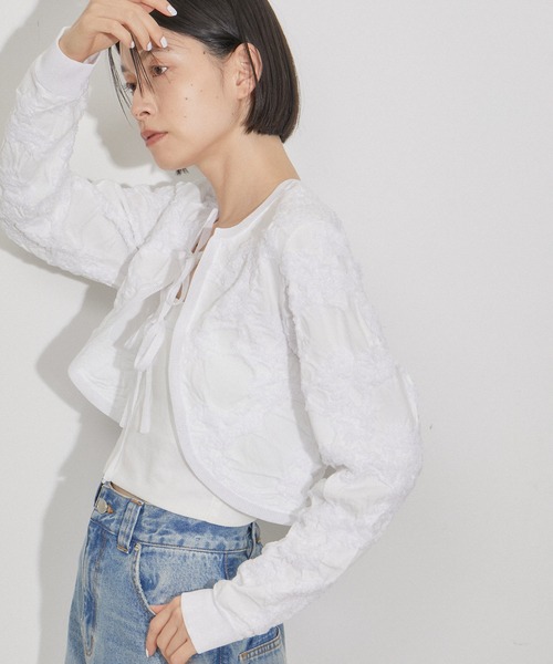 新品未使用品 Drawing Numbers ビッグ釦クルーカーディガン NV ビッグ釦クルーカーディガン | Drawing Numbers(ドローイング