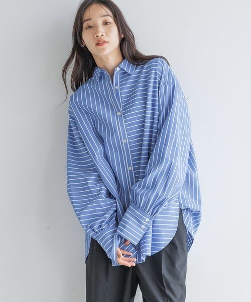 もも Burberry London レディース ブラウス シャツ ストライプ 42 LOWRYS