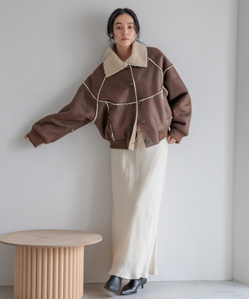 LOWRYS FARM（ローリーズファーム） ブルゾン アウター ムートンボア