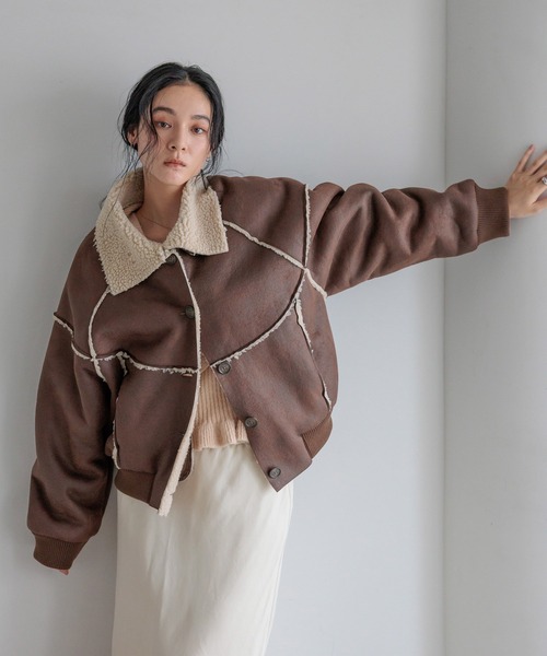 LOWRYS FARM（ローリーズファーム） ブルゾン アウター ムートンボア