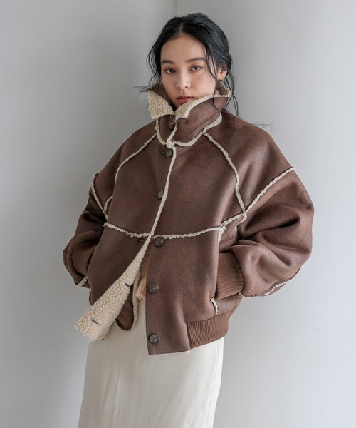 LOWRYS FARM（ローリーズファーム） ブルゾン アウター ムートンボア