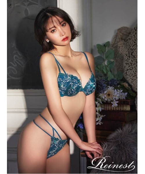 Reinest ブラジャー ショーツセット オアシス フラワー