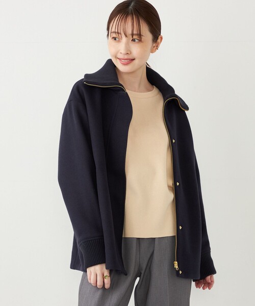 SHIPS ジップアップ コート　サイズ36 SHIPS Colors コート アウター Colors: 「手洗い可能