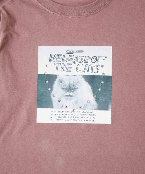 tシャツ HEY! Mrs ROSE(ヘイ！ミセスローズ)HOTFIXロンT レディース CASSELINI｜HEY! Mrs ROSE(ヘイ!ミセスローズ)HOTFIXロンT