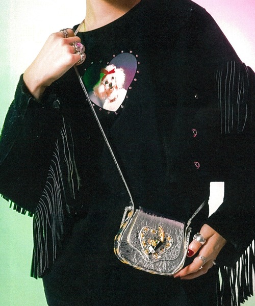 tシャツ HEY! Mrs ROSE(ヘイ！ミセスローズ)HOTFIXロンT レディース HEY!MrsROSE tシャツ HEY! Mrs ROSE(ヘイ！ミセスローズ)HOTFIX