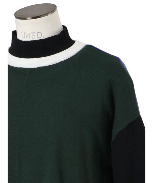 ショートレイヤードニットワンピース UN3D. ワンピース SHORT LAYERED KT OP / ショートレイヤード