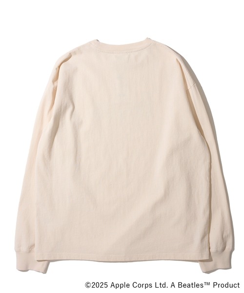 tシャツ 「THE BEATLES/ザ ビートルズ」ピグメント ロゴプリント ロングスリーブTシャツ レディース メンズ The Beatles tシャツ 「THE BEATLES/ザ ビートルズ」ピグメント