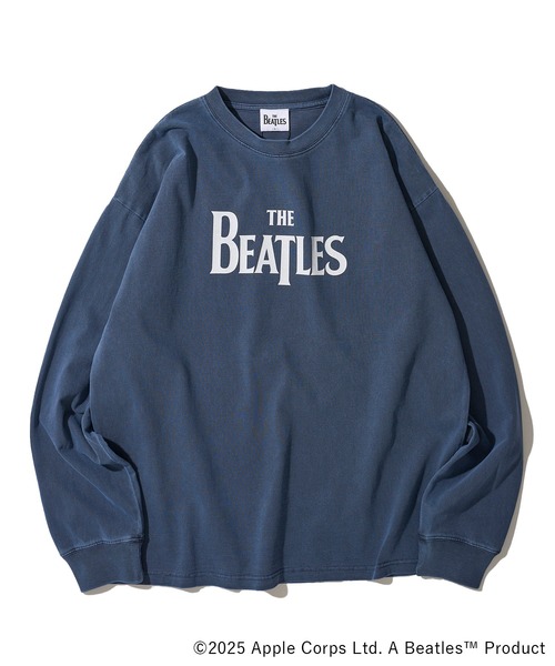 tシャツ 「THE BEATLES/ザ ビートルズ」ピグメント加工ロゴプリントTシャツ レディース メンズ The Beatles tシャツ 「THE BEATLES/ザ ビートルズ」ピグメント