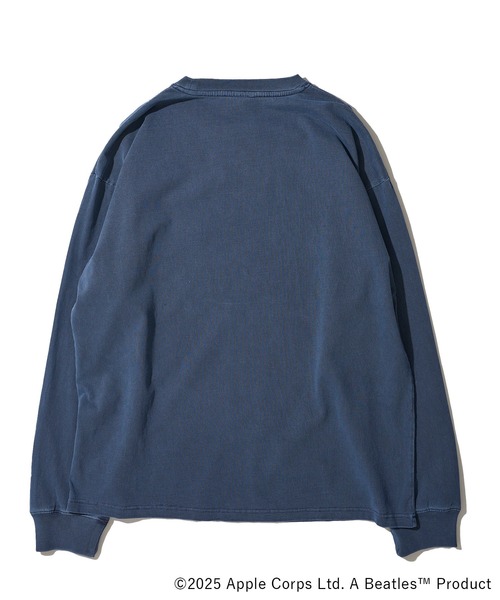 tシャツ 「THE BEATLES/ザ ビートルズ」ピグメント ロゴプリント ロングスリーブTシャツ レディース メンズ The Beatles tシャツ 「THE BEATLES/ザ ビートルズ」ピグメント