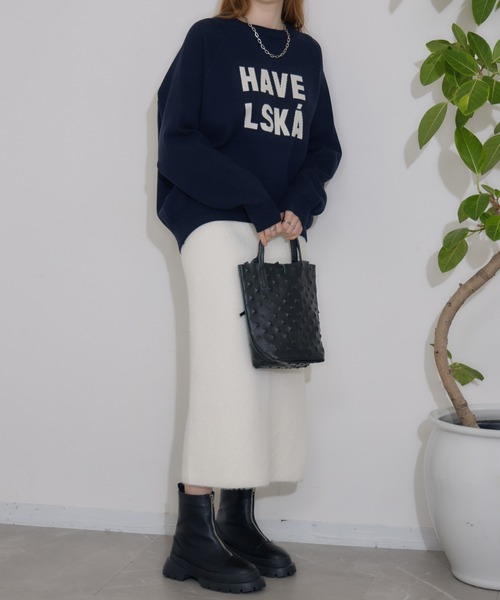 Paradise Picnic トートバッグ MILLELA FIRENZE エンボスレザー
