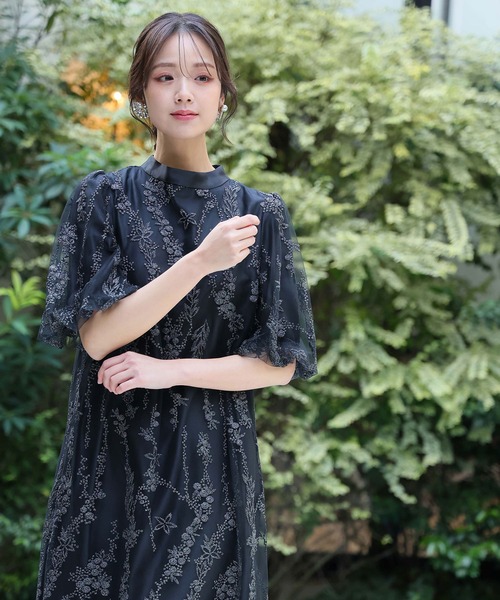 PourVous（プールヴー） ドレス テントラインパーティードレスお呼ばれ