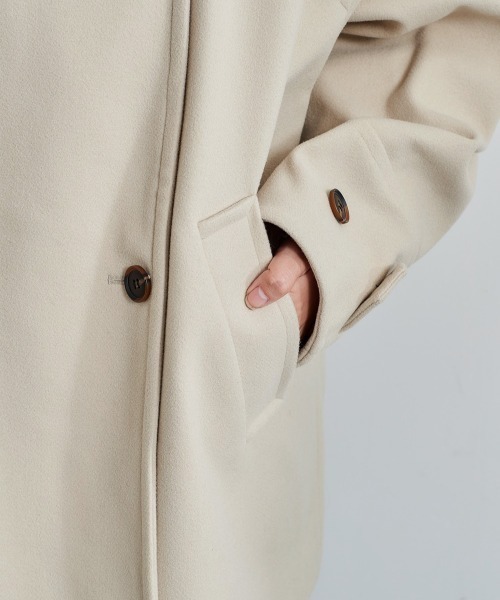 「cepo」 ピーコート M ダークグレー レディース_画像8