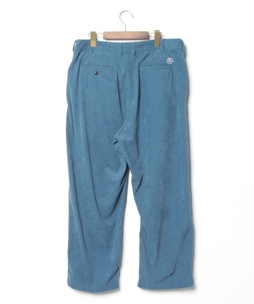 Evisen skateboards / ワイドイージーパンツ/L/コーデュロイ/GRN Evisen Skateboards（エビセンスケートボード） 刺繍コーデュロイ