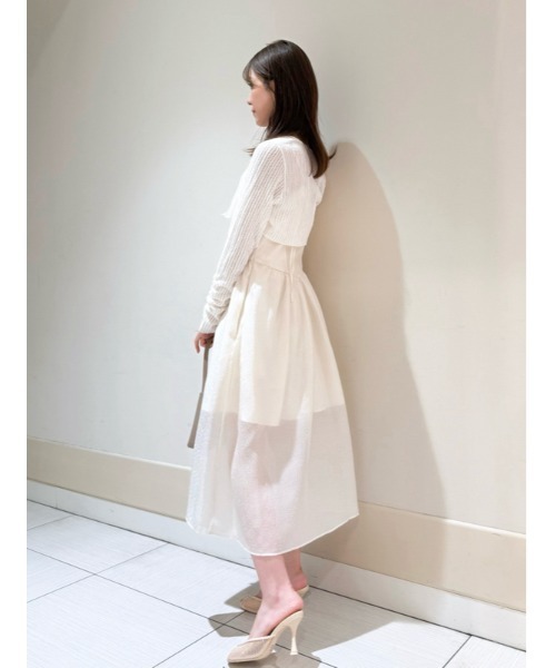 snidel 新品未使用ジャガードキャミワンピース　0サイズ SNIDEL ワンピース ジャガードキャミワンピース : ZOZOTOWN