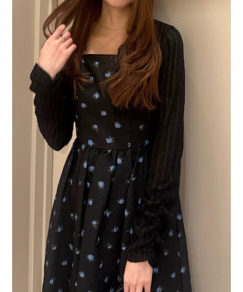 SNIDEL ワンピース ジャガードキャミワンピース : ZOZOTOWN