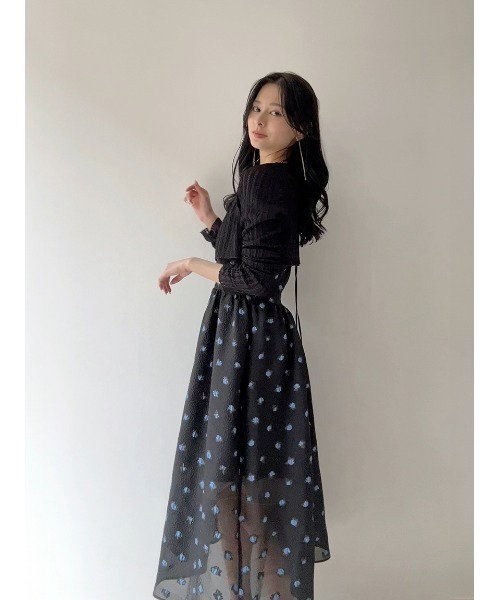SNIDEL ワンピース ジャガードキャミワンピース : ZOZOTOWN