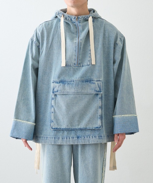 SOUNDSGOOOOD（サウンズグッド） パーカー 」デニムアノラックパーカー
