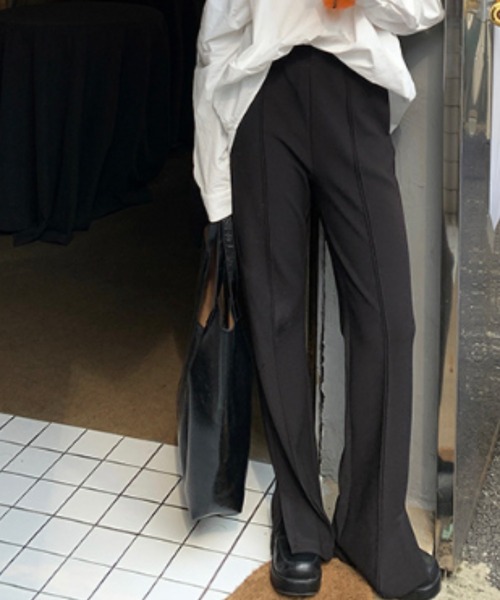 パンツ センターライン ストレッチフィット スラックスフレア