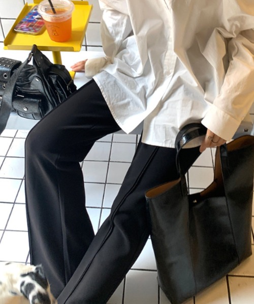 パンツ センターライン ストレッチフィット スラックスフレア