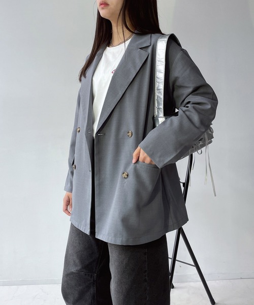 TAILORED BASIC Vol.2レディース　テーラード AS KNOW ジャケット テーラードジャケット ○ダブルボタン