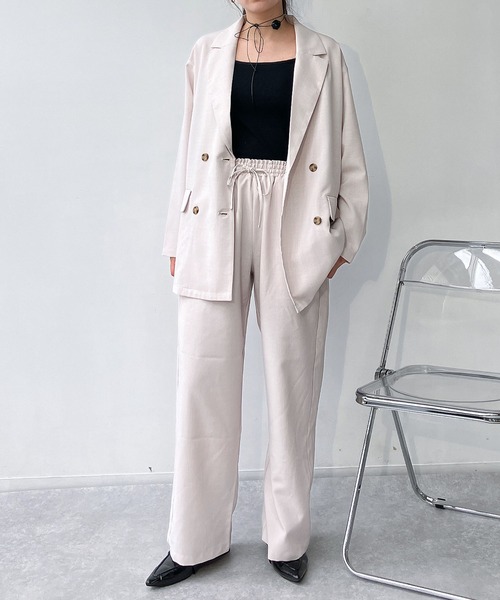 TAILORED BASIC Vol.2レディース　テーラード AS KNOW ジャケット テーラードジャケット ○ダブルボタン
