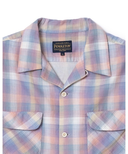 PENDLETON 柄シャツ Mサイズ PENDLETON シャツ オープンカラーシャツ（UNISEX) メンズ