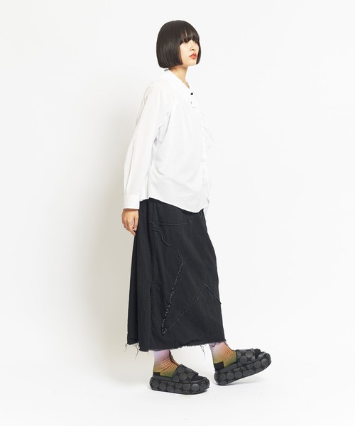 gomme ゴム　アシンメトリック　デニム　スカート atelier SOMETHING MERMAID DENIM SKIRT/マーメイドデニム