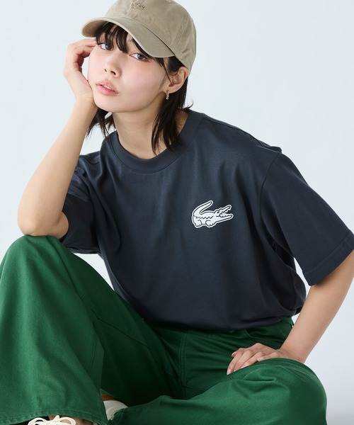 LACOSTE キャップ 帽子 バイオウォッシュ6パネルキャップ メンズ