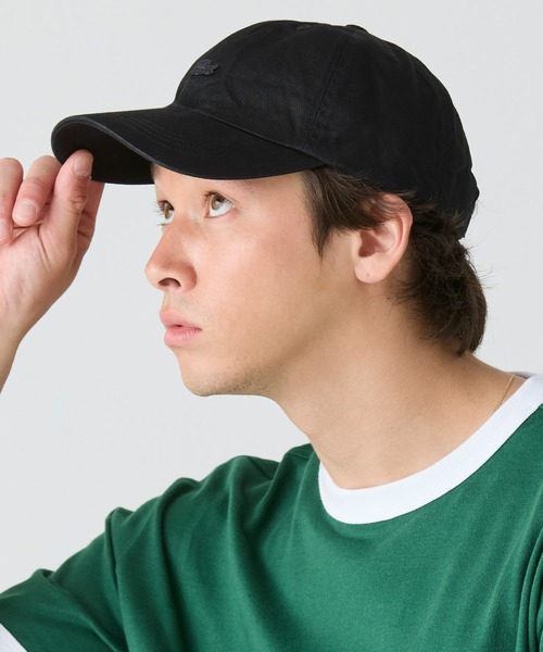 LACOSTE キャップ 帽子 バイオウォッシュ6パネルキャップ メンズ