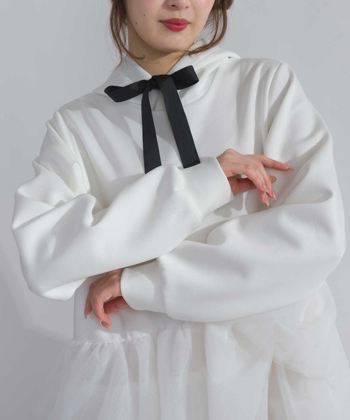 PICCIN PERLA ワンピース ティアードチュールダンボールワンピース