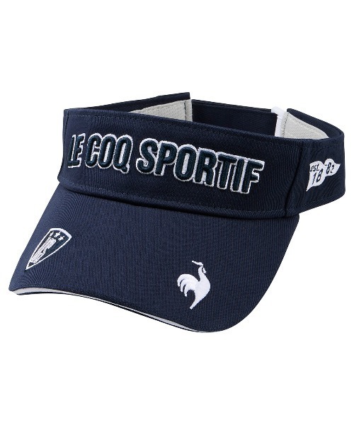 le coq sportif - LE COQ GOLF☆ ルコック　下段プリーツス カート+サンバイザ➖ le coq sportif GOLF サンバイザー 定番ロゴサンバイザー
