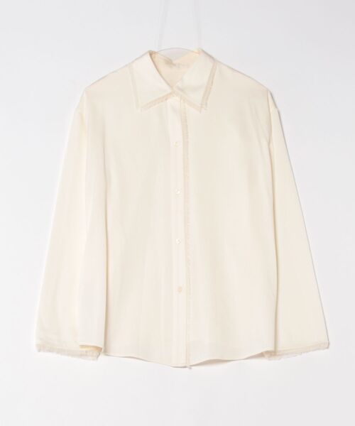 ブラウス シャツ CLANE W FACE FRINGE SHIRTS レディース CLANE ブラウス シャツ W FACE FRINGE SHIRTS レディース