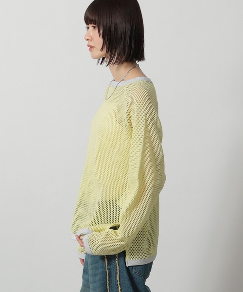 LAKOLE（ラコレ） tシャツ ラグランメッシュプルオーバー長袖 / 322600