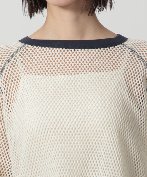 LAKOLE（ラコレ） tシャツ ラグランメッシュプルオーバー長袖 / 322600