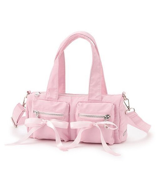 mezzo piano ボストンバッグ ダブルポケットリボン ボストンバッグ