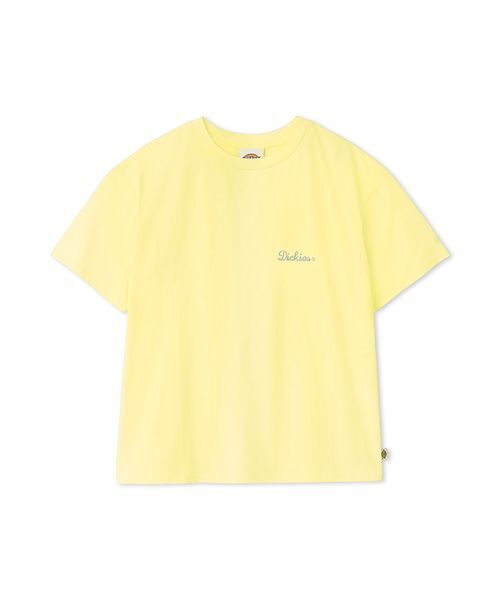 tシャツ 「FRAY I.D｜Dickies」エンブロイダリーロゴTシャツ レディース