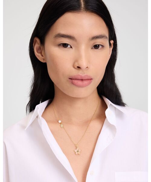 KATE SPADE パステルペタルステートメントネックレス kate spade NEW YORK ネックレス パステル ペタル ペンダント
