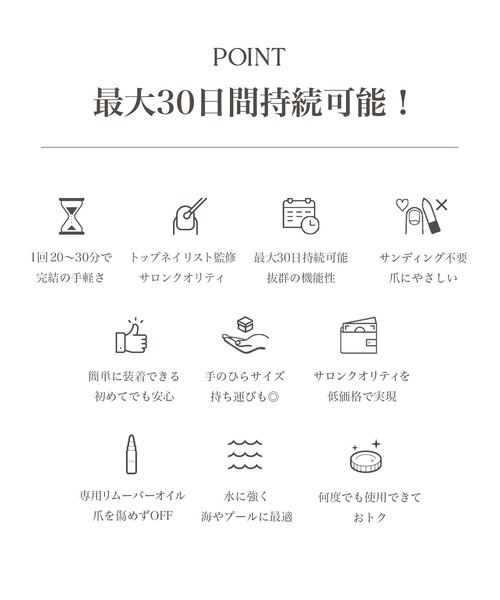 Moda ネイルチップ最大30日間持続できるSTARTER SET PRODUCTS