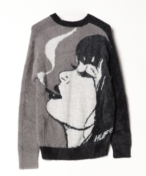 HUF（ハフ） ニットカーディガン M ブラック メンズ : ZOZOTOWN Yahoo