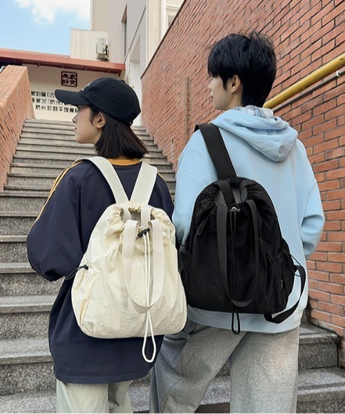 [新品]ドロストブラック トートバッグ・リュック2wayバッグ 一部追加予約》quaranciel: 2way リュックサック トート バッグ