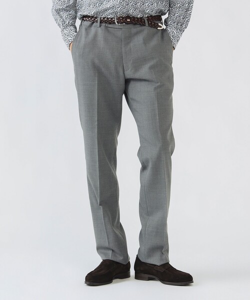 BEAMS HEART チノパン サージ ノープリーツ スラックス 25FW（S