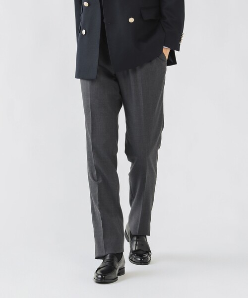 BEAMS HEART チノパン サージ ノープリーツ スラックス 25FW（S