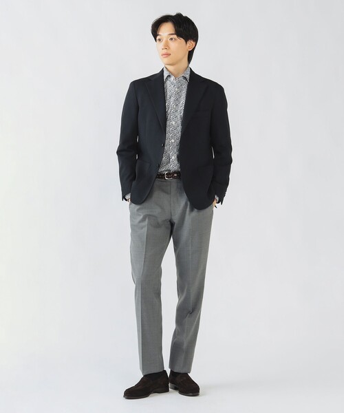 BEAMS HEART チノパン サージ ノープリーツ スラックス 25FW（S