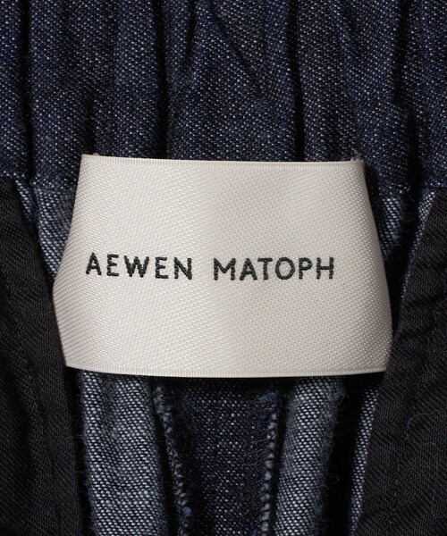 新品　AEWEN MATOPH　裾ゴム入り　ゆったりパンツ　36 AEWEN MATOPH パンツ 「AEWEN MATOPH」ラップ タックパンツ