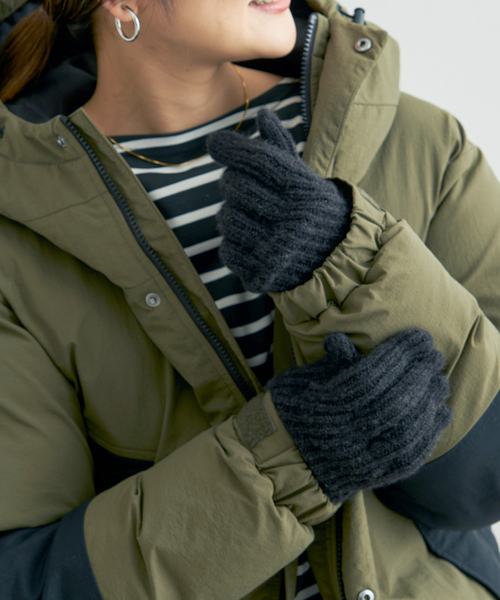 「SLOBE IENA」 手袋 FREE ライトグレー レディース_画像3