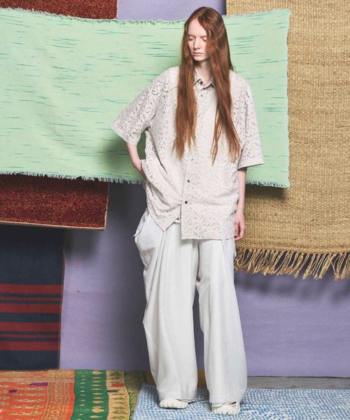MAISON SPECIAL カーゴパンツ 「UNISEX」Layered Sheer Wide