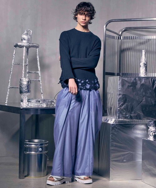MAISON SPECIAL カーゴパンツ 「UNISEX」Layered Sheer Wide